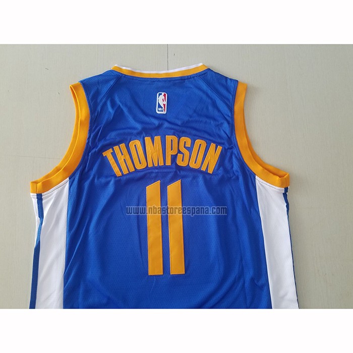 Camiseta Golden State Warriors Klay Thompson NO 11 Icon 2020-21 Azul